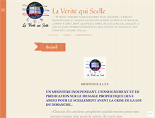 Tablet Screenshot of laveritequiscelle.com